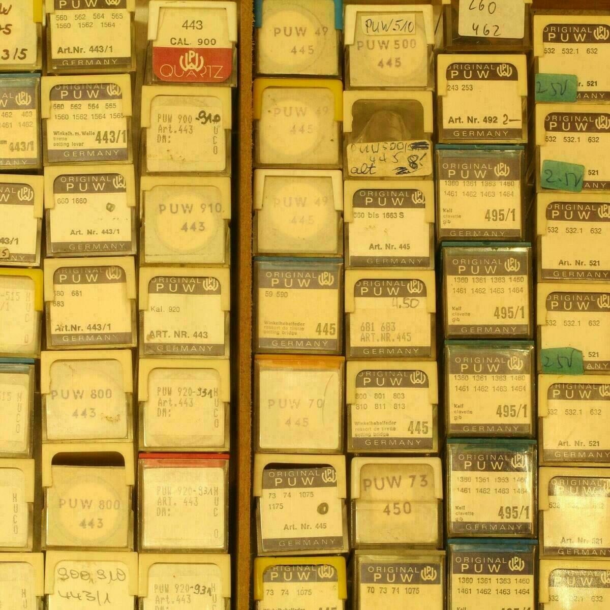 PUW Watch parts PART 445 Winkelhebelfeder PUW 660 - PUW 1663