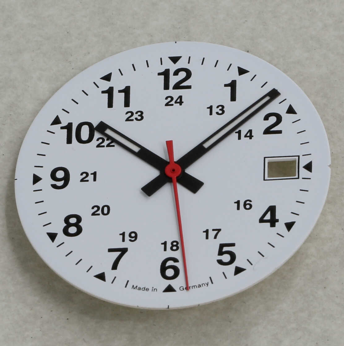 WATCH DIAL and HANDS SET for ETA 2824-2 29.5mm 9/13/13mm BGW9 red second hand