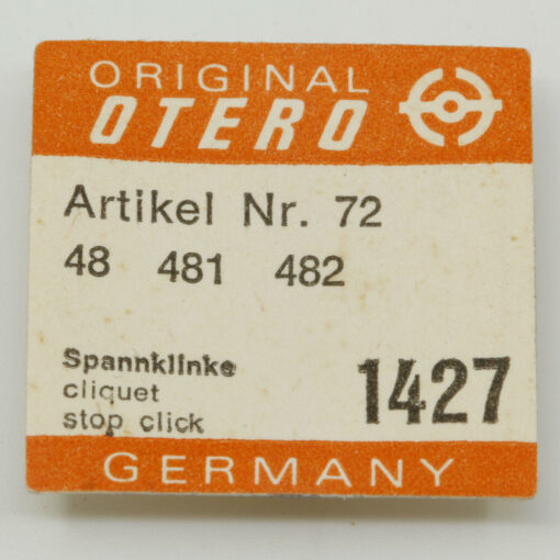 OTERO 48 PART 1427 Spannklinke, cliquet, stop click OTERO 481, OTERO 482 NOS – Bild 4