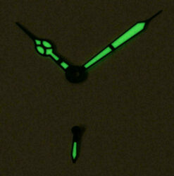 Alternative view of Zeigersatz ETA UNITAS 6497 6498 / Hands SET Superluminova IP BLUE 12,5/17/5mm