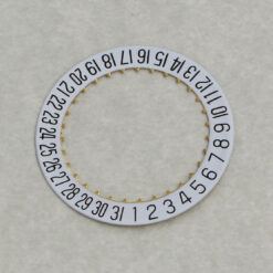 Datumscheibe, Datumanzeiger ETA 2824-2 2804-2 2892A2 Schwarz & Weiß date disc 6H
