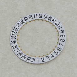 Datumscheibe, Datumanzeiger ETA 2824-2 2804-2 2892A2 Schwarz & Weiß date disc 6H