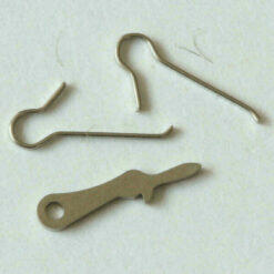 DUROWE 420 PART 435 + 440 Yoke (clutch lever) & spring, Wippe & Wippenfeder