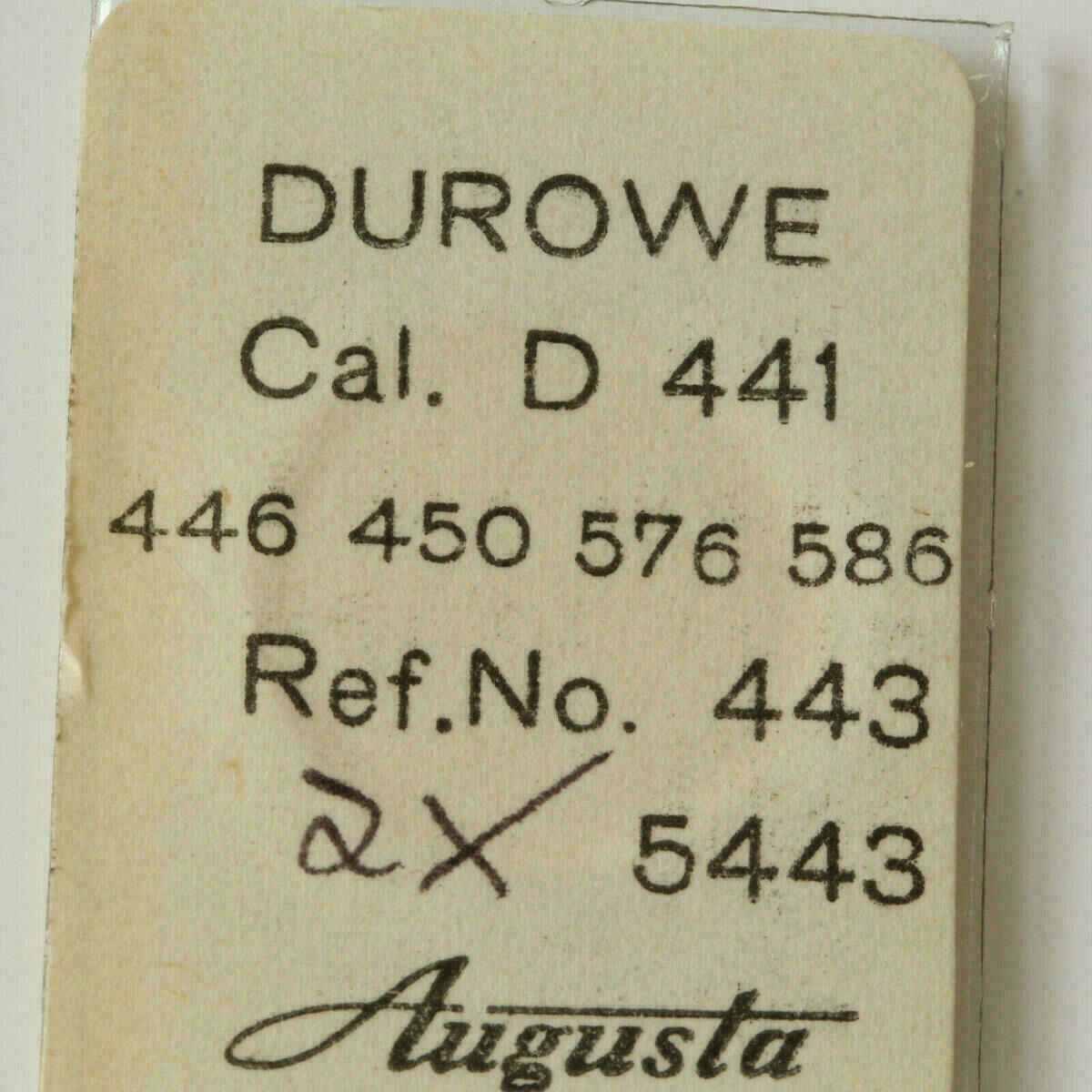DUROWE 441, PART 443 & 5443, Stellhebel, setting lever, Tirete 445 450 576 586