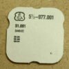 ESA/ ETA 977.001 Part 445 /2, Winkelhebelfeder, Setting Jumper, 301.002 588.001