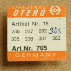 OTERO 236 PART 705, Ankerrad, escape wheel 237, 262, 335, 336, 337, 362 365 OTTO