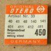 Otero 40 Part 450 Zeigerstellrad, Setting Wheel 41 48 140 141 401 411 412 481