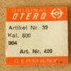 OTERO 800 Part 420, Kronrad, crown wheel, OTERO 801, 900, 901, 904 EPPLE OTTO