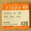 OTERO 840 Part  420, Kronrad, crown wheel, OTERO 844, 846 EPPLE OTTO - NOS -