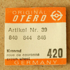 OTERO 840 Part  420, Kronrad, crown wheel, OTERO 844, 846 EPPLE OTTO - NOS -