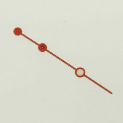 second hand for ETA 2824-2 2836-2 Superluminova C3 Grade X1 Ø 0,25 RED 12,5mm