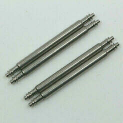 4 Stück INOX - Edelstahl Federstege, Armbandstege Ø 1,78mm mit Bund 16 - 34mm