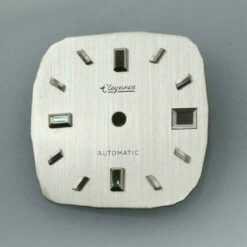 Dial for DUROWE 7525 Movement 27,90x 27,90mm Cadran Esfera NOS 70's silver color