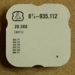 ESA/ ETA 935.112 PART 4211, Rotor Ref. 20.580 ETA 935.312, 935.322  960.111  NOS