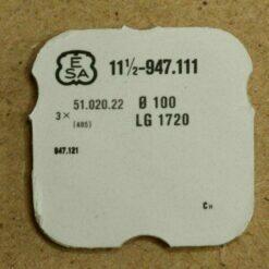 ESA / ETA 947.111 PART 405 SETTING STEM Ref. 51.020.22, ETA 927.111 LG 1720