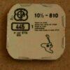 ETA 810 Part 445 STELLHEBELFEDER, Setting lever spring, Ressort de tirette 809