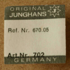 JUNGHANS 670.05 PART 702, Ankerrad,escape wheel, roue d`ancre pivotèe NOS