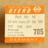 OTERO 27 PART 705, Ankerrad, escape wheel, roue d`ancre 56, 125, 127, 156, 251