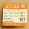 OTERO 790 PART 702, Ankerrad, escape wheel 790K 794 794K 795 795K 797 797K