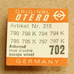 OTERO 790 PART 702, Ankerrad, escape wheel 790K 794 794K 795 795K 797 797K