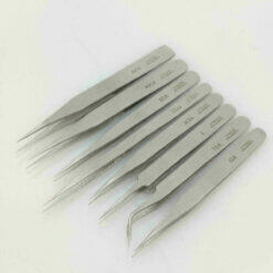 Pinzetten Set 8 teilig Uhrmacher Pinzettensatz Edelstahl Tweezers, Modellbau