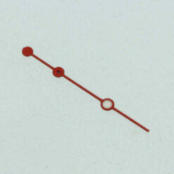 Sekundenzeiger / second hand ETA 2824-2 BGW9 Super luminova ROT 12,5mm