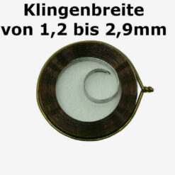 ZUGFEDER AUFZUGFEDER für Armbanduhren Taschenuhren GROßE AUSWAHL Mainspring #8,9