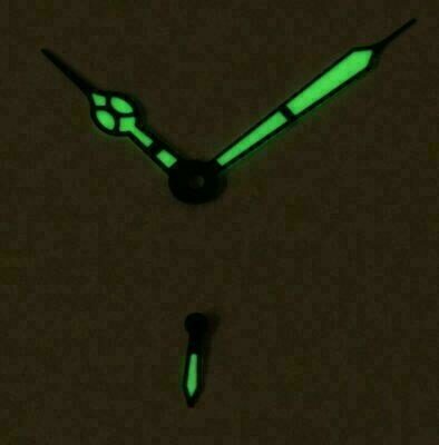 Alternative view of Watch hands  ETA 6497 6498 12,5/17/5mm for Pilot Watches, Superluminova, IP blue