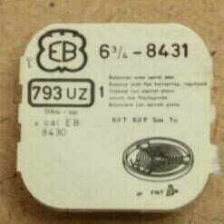 Bettlach EB 8431 PART 793 UZ Balance with flat hairspring, Unruh EB 8430 - NOS -