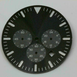 Chronometer Watch Dial for MIYOTA OS 20, OS 25 Movement Ø 33,5mm Esfera BLACK