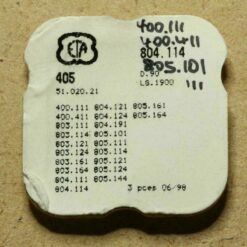ETA 804.114 PART 405 SETTING STEM Ref. 51.020.21, 400.111 - 803.164 - 805.164