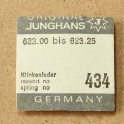 JUNGHANS 623.00 PART 434, Klinkenfeder, cliquet ressort, clicking spring NOS