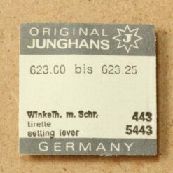 JUNGHANS 623.00 PART 443/5443, Winkelheber & Schraube / setting lever bis 623.25