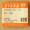 OTERO 56 Part  420, Kronrad, crown wheel, OTERO 156 OTTO EPPLE NOS