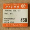 Otero 64 Part 450 Zeigerstellrad, Setting Wheel, Renvoi, OTTO / EPPLE NOS