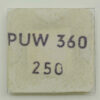 PUW 360 Part 255 Stundenrad, Hour Wheel PUW 260, 261, 1260, 1261, 361, 1360 1361