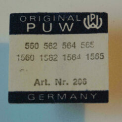 PUW 560 Part 206, CENTRE WHEEL and PINION, Minutenrad PUW 560 562 1560 1562 1565