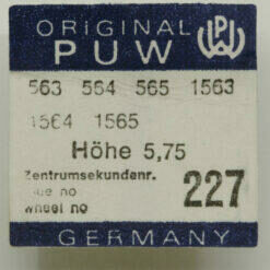 PUW 563 PART 227, Zentrumssekundenrad, sweep second wheel, PUW 564 565 1563 1564
