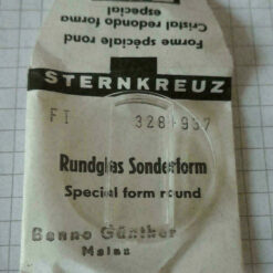 Uhrenglas Sternkreuz Sonderform FT Tonnenform ohne Ring für Armbanduhren