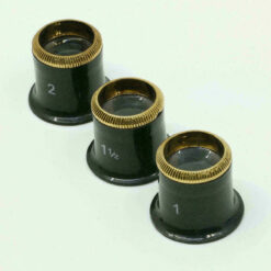 Uhrmacherlupe Augenlupe Juwelier Okular Glaslinse einzeln oder 3er Set 5x 7x 10x