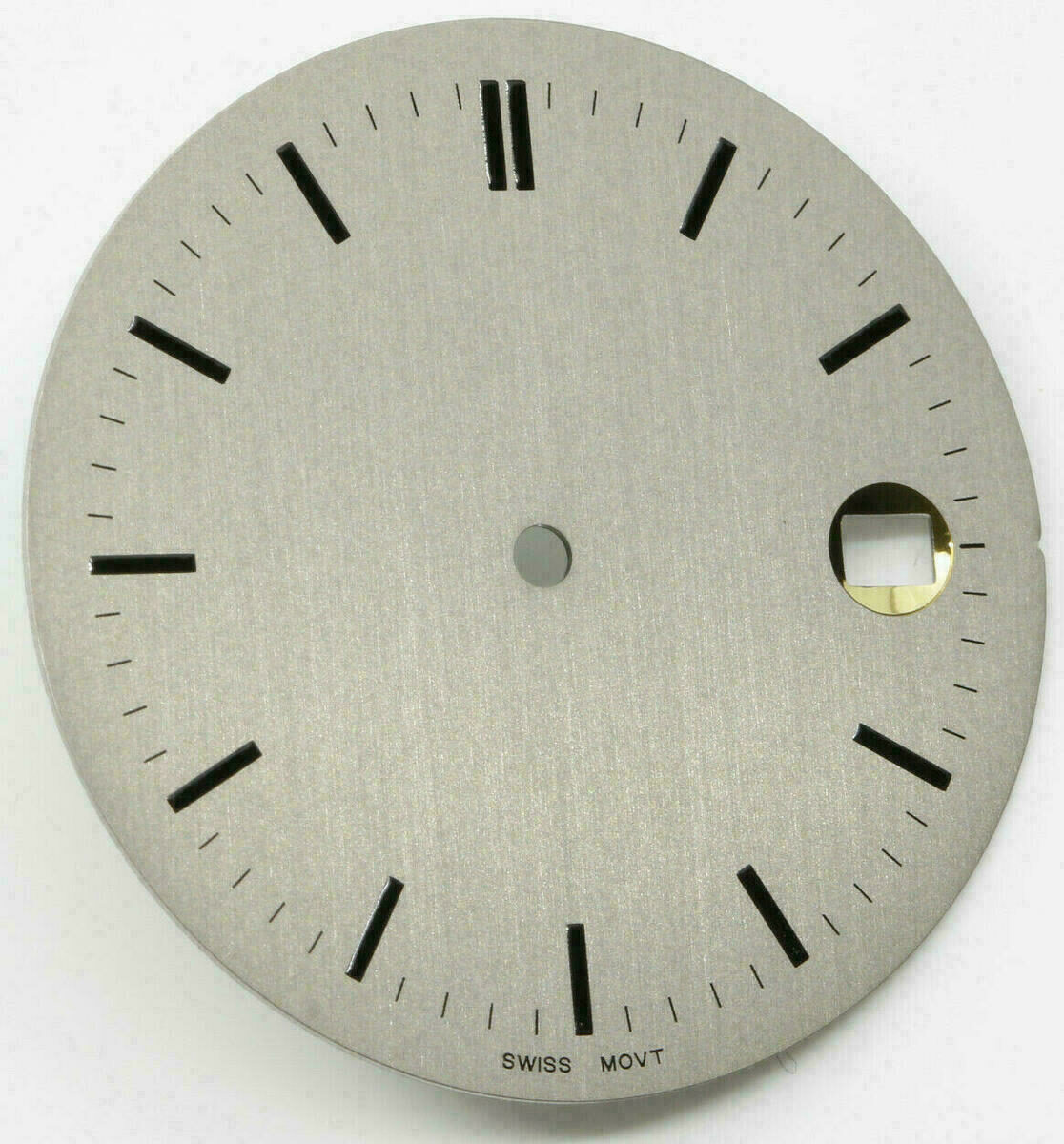Watch Dial for Eta 2892-2, ETA 2892A2 ; 29.50mm ;Silver / Grey Cadran NEW