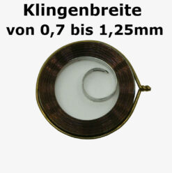 ZUGFEDER AUFZUGFEDER Armbanduhren Taschenuhren Auzugsfeder Mainspring  #10